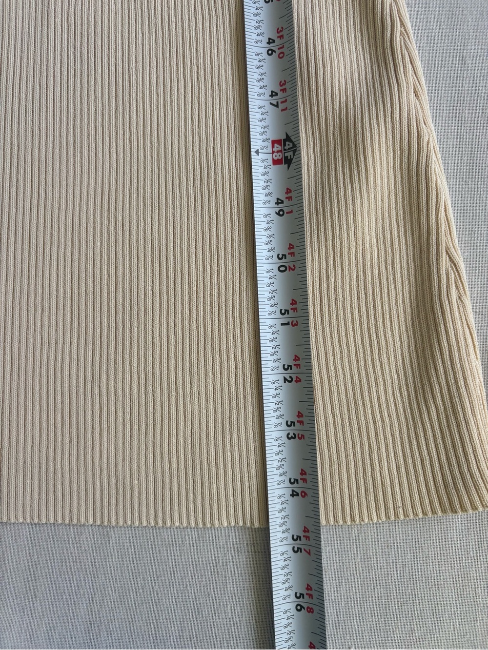 Dissh Ivory Knit Sleeveless Maxi Dress M Minimalist Quiet Luxury - Picture 7 of 8